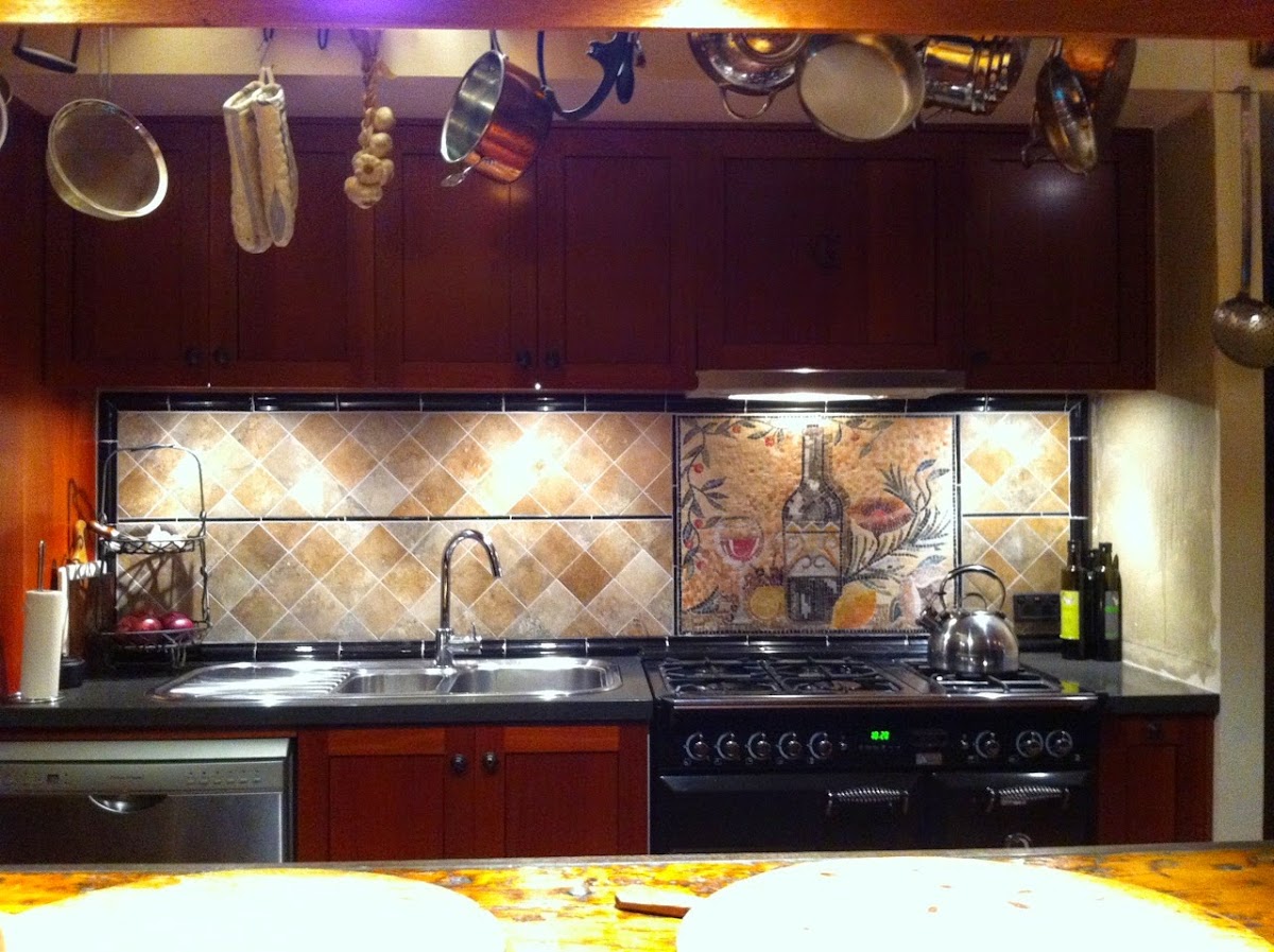 Decorative kitchen splashback tile mural, Yass Tiles & Bathware